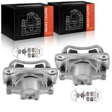 Pair Front Brake Caliper w/ Bracket for Ford Fusion Lincoln MKZ Milan Mazda 6