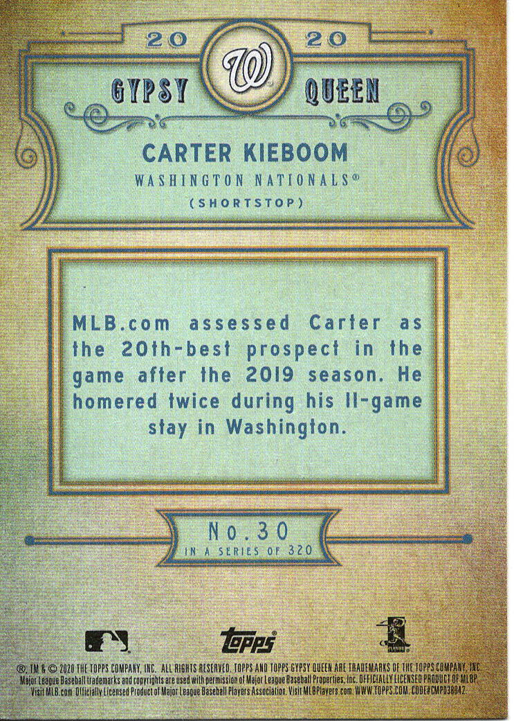 2020 Topps Gypsy Queen Baseball Base Set (YOU PICK) - Picture 16 of 142