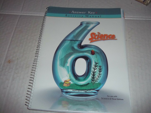 BJU Science 6 Activity Manual Answer Key Bob Jones University Press eBay