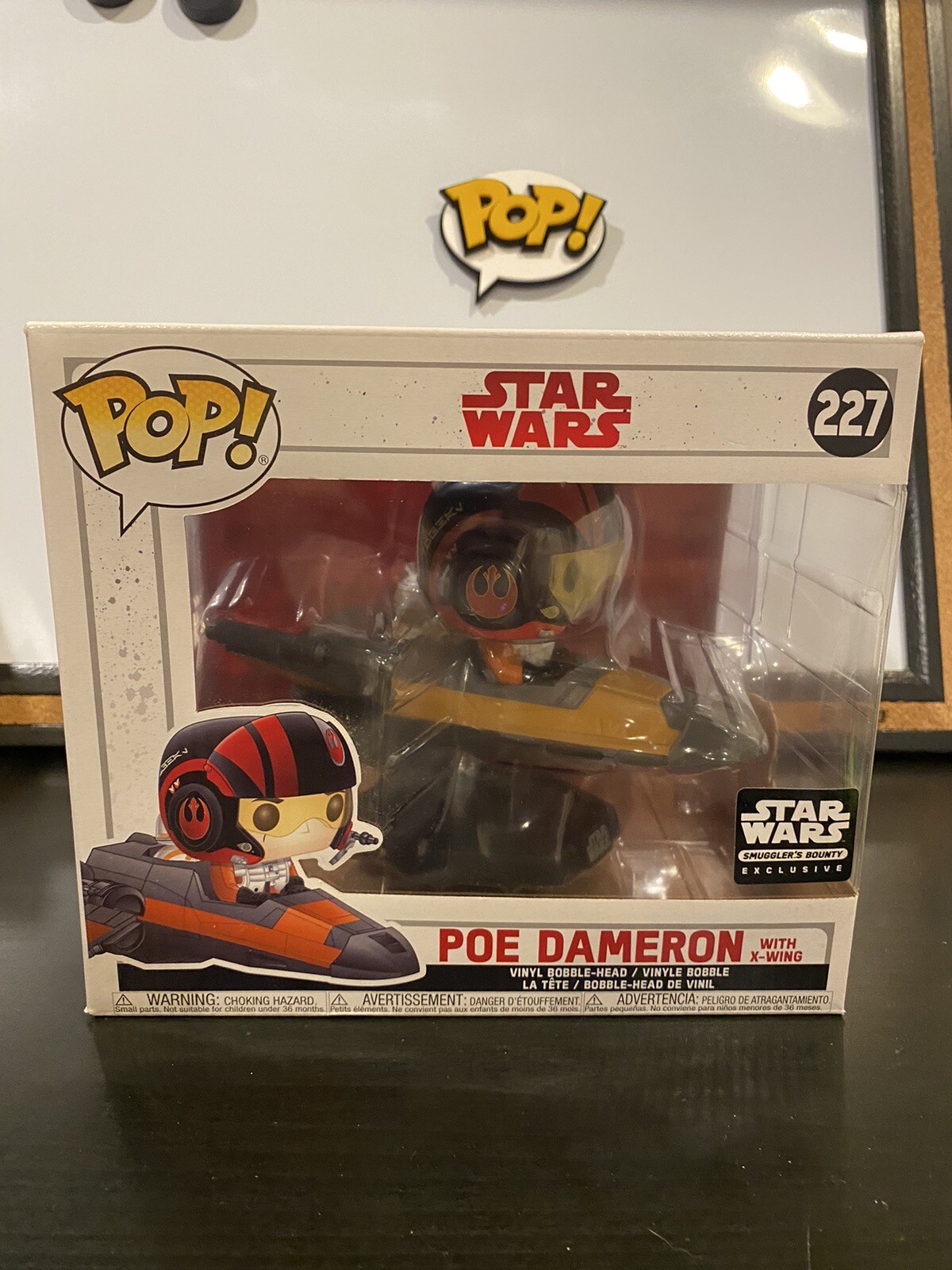 Funko Pop! De Lujo: Star Wars - Poe Dameron (Con X-Wing) #227
