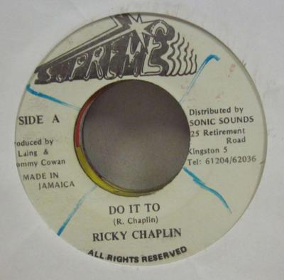 Ricky Chaplin(7'' Vinyl)Do It To-Supreme Records-2851-Jamaica-Ex/Ex