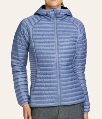 Eddie Bauer MicroTherm Hooded Down Jacket 800 Fill