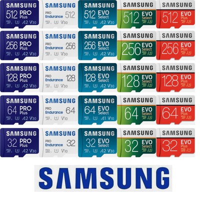 Samsung Micro SD Karte Speicher Class10 SDXC Speicherkarte Memory Card 32GB-2TB