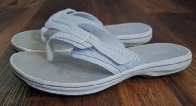 CLARKS WOMEN'S CLOUDSTEPPERS SANDALS  CUSHION SOFT SIZE 9 28961 FREE SHIPPING 