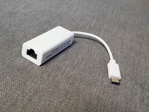 Carte Réseau Lan USB 2.0 Type C vers RJ45 100 Mbps adaptateur Ethernet - Imagen 2 de 3
