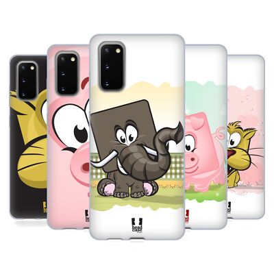 HEAD CASE DESIGNS QUADRATISCHEN GESICHTS GEL HANDYHÜLLE FÜR SAMSUNG HANDYS 1