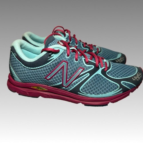 NEW BALANCE WR 1400PB v1 Revlite Zapatos para Correr Verde Azulado Rosa Mujeres 7 - Imagen 2 de 8