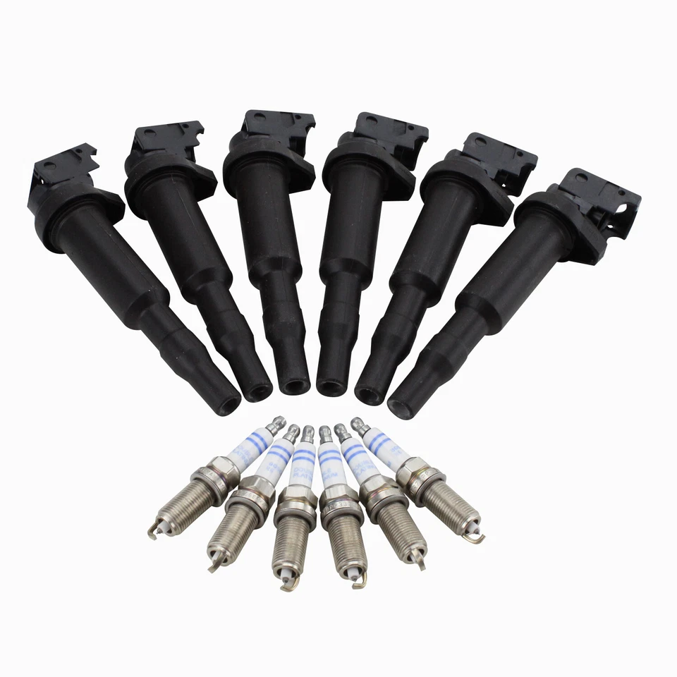 Kit de 6 bobinas de encendido y 6 bujías OEm BOSCH para BMW Serie 1 3 5 x3 x5 z4 Foto 2 de 4
