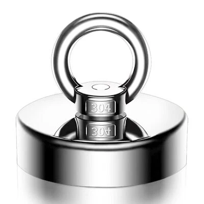 YZMRBDQC Round Fishing Magnet Powerful Neodymium Hooks Up 0-19kg Pulling Forces Salvage