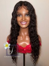 20  13x4 HD Lace Frontal Curly Virgin Human Hair Wig w Baby Hairs