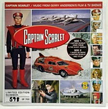 CAPTAIN SCARLET 45 RPM LIMITED EDITION 598 OF 700 SILVA SCREEN RECORDS SIL71401
