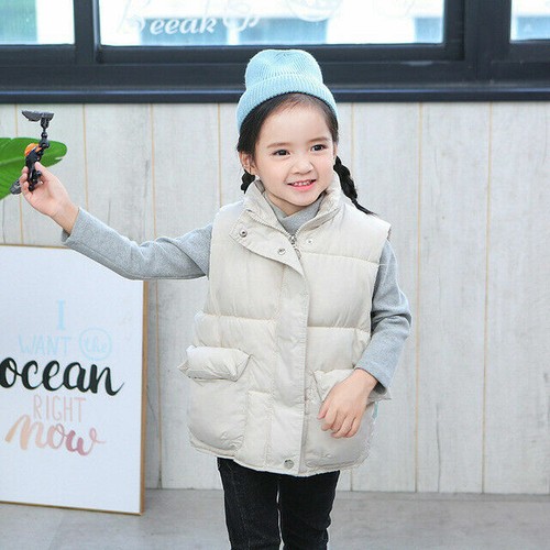 Gilet scaldacorpo imbottito gilet piumino bambino ragazzo ragazza bambino scaldacorpo cappotto - Foto 9 di 10