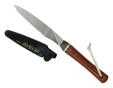 NISAKU Stainless Steel Replanting Knife No.1201 Blade Wide 200mm Made in Japan