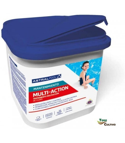 Multiacción piscina compactos. 5 Kg. Astralpool original