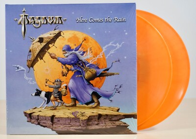 2 LP: Magnum - Here Comes The Rain, Limited Red/Orange Marbled Vinyl, NEU & OVP