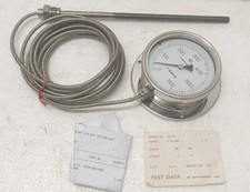 SATO KEIRYOKI MFG.CO.LTD JAPAN THERMOMETER 0 - 600 C 5 M