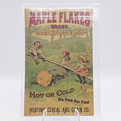 Maple Flakes Brand Refrigerator Magnet Retro Vintage Americana Style