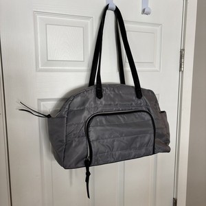 Grand Sac De Voyage Weekender DSW – Noir Et Marron – Nylon – Occasion TBE