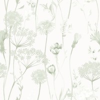 Muriva Meadowsweet Florale Tapete Botanisch Catherine Lansfield Salbei 165584