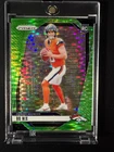 2024 Panini Prizm Bo Nix #309 RC Rookie Neon Green Pulsar Denver Broncos