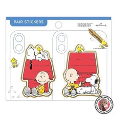 Hallmark Snoopy Stickers Pair Stickers Snoopy and Charlie Brown 853983
