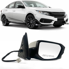 Passenger Side Door Mirror Compatible with 2016-2021 Honda Civic Sedan/Coupe/Hat