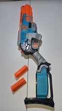 NERF Zombie Strike Sledgefire Blaster Dart Gun Shotgun With 2 shells