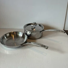 Henckels 2Qt Saucepan/Pot With Lid & 8” Frying Pan - 3ply 18/10 Stainless Steel
