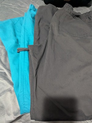 Set Of Two Pair Of Scrub Pants Women's Size Large Tall Assorted Colors