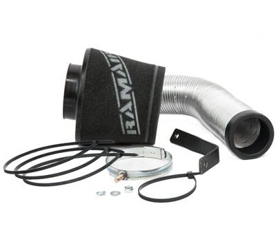 Filtro Aria Conico A Induzione 76mm - Kit Aspirazione Aria Fredda Ad Alta Portata Con Morsetto - Blu, Universale Per Auto