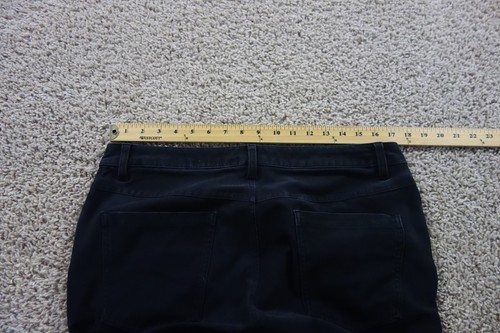 Pantalones Lululemon Para Hombre 34 Negro Chino ABC Calce Ajustado Utilitech Performance Elastizados - Imagen 6 de 8
