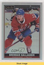 2020-21 O-Pee-Chee Platinum Premier Retro Tier 1 Brendan Gallagher #P-8 READ hj3