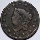 1825-P Large Cent — photo from another recent sale
