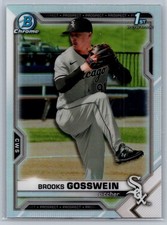2021 Bowman Draft #BDC-21 Brooks Gosswein Chrome Refractor *WS