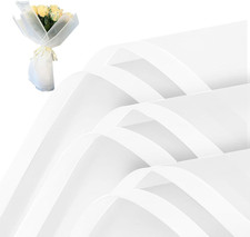 20 Sheets Flower Wrapping Paper - Waterproof Floral Bouquet Wrapping Paper, DIY