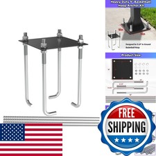 IRENPORU 9" Basketball Hoop Anchor Kit Universal Ground Mount
