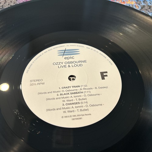OZZY OSBOURNE -LIVE & LOUD- SEE YOU ON THE OTHER SIDE 2024 3-LP VINYL W/POSTER - Picture 23 of 24