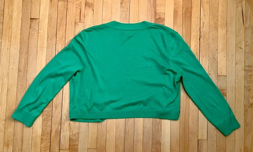 Talbots Cropped Open Cardigan Shrug Green - Size XS - Picture 5 of 7