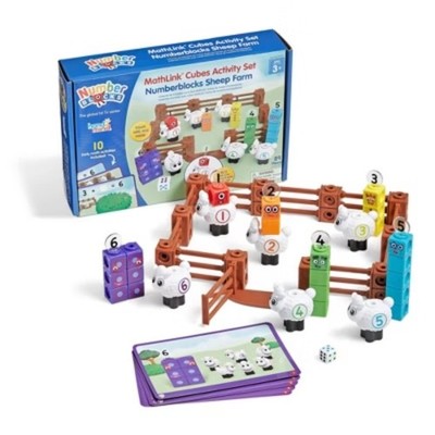 NumberBlocks Counting Sheep MathLink Cube Activity Set:Preschool & Grade 1