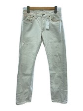 RRL Straight Pants Button Fly 5 Pockets MADE IN USA 29 Cotton White R41RB46