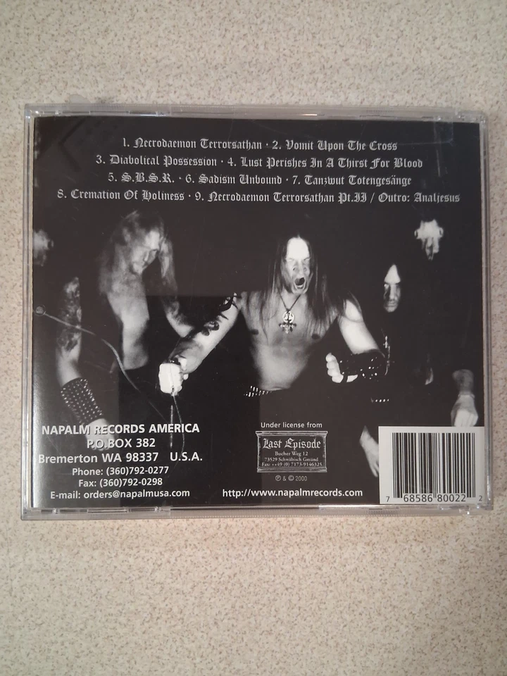 Belphegor - Necrodaemon Terrorsathan CD 2000 - Imagem 3 de 4
