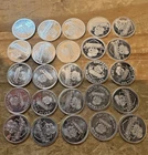 Lot of 25 1 Gram .999 Fine Silver Rounds - VIP Coins Bullion Lot (25 Gram Total)