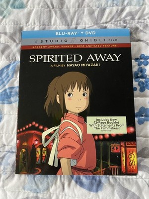 Spirited Away (Blu-ray/DVD, 2-Disc Set, 2017) NEW with Slip Cover