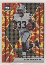 2020 Panini Mosaic Rookies Reactive Gold Mosaic Prizm Lynn Bowden Jr #229 sl3
