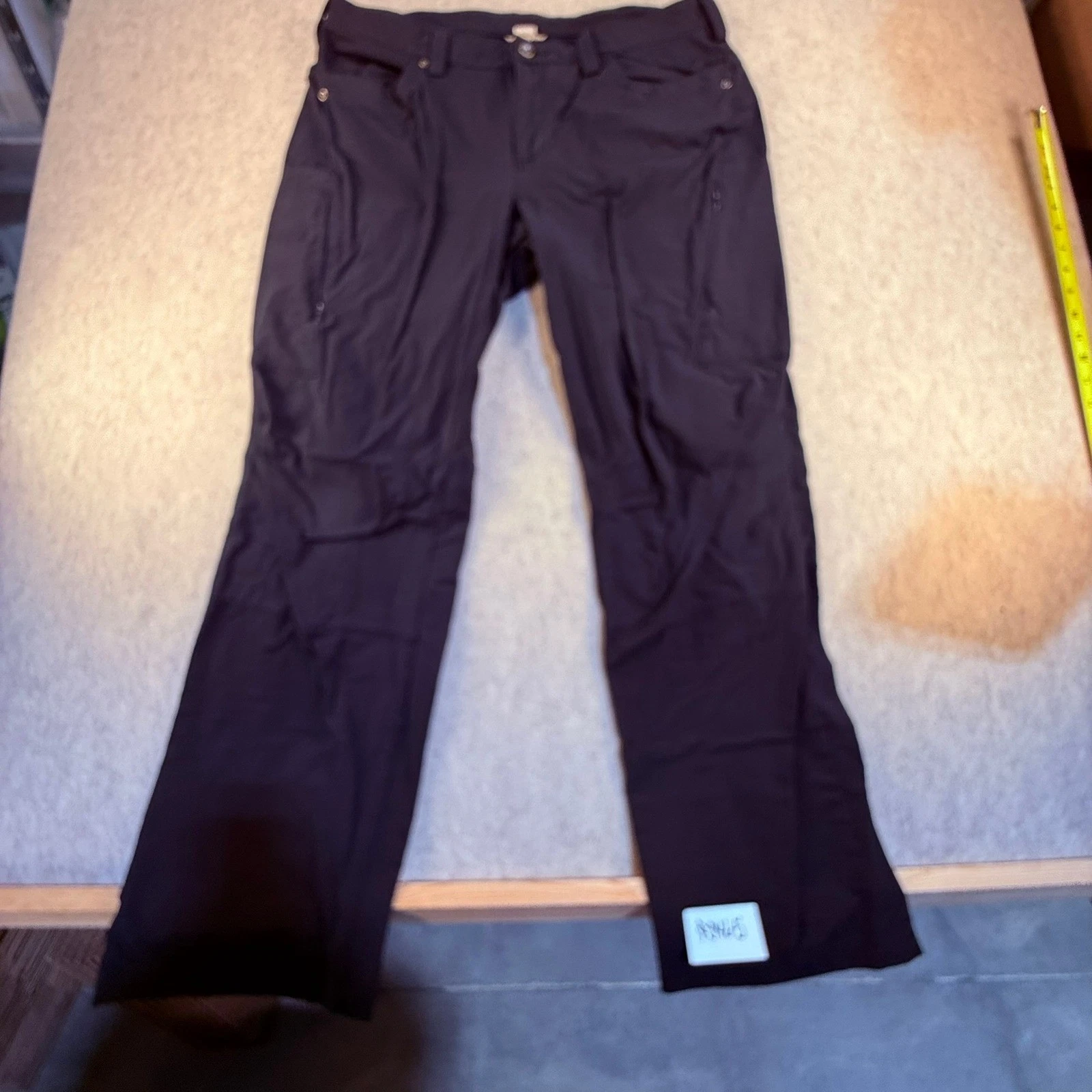 Kuhl Mens Hiking Cargo Pants Navy Blue Stretch Nylon Spandex 18x33 Outdoor