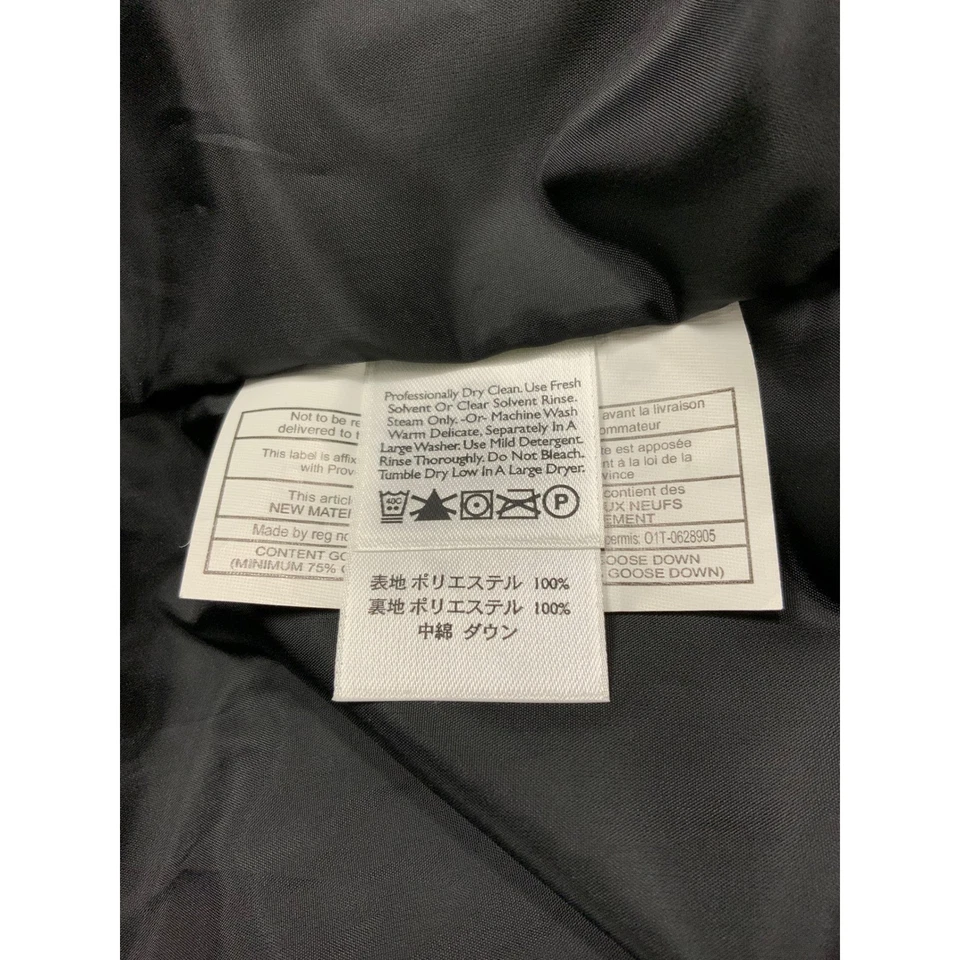 Eddie Bauer Premium Goose Down Puffer Jacket Mens size XL Black - Image 4 of 4