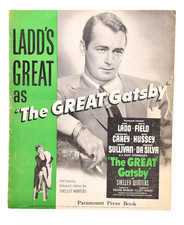 1949 Press Book THE GREAT GATSBY Alan Ladd Shelley Winters