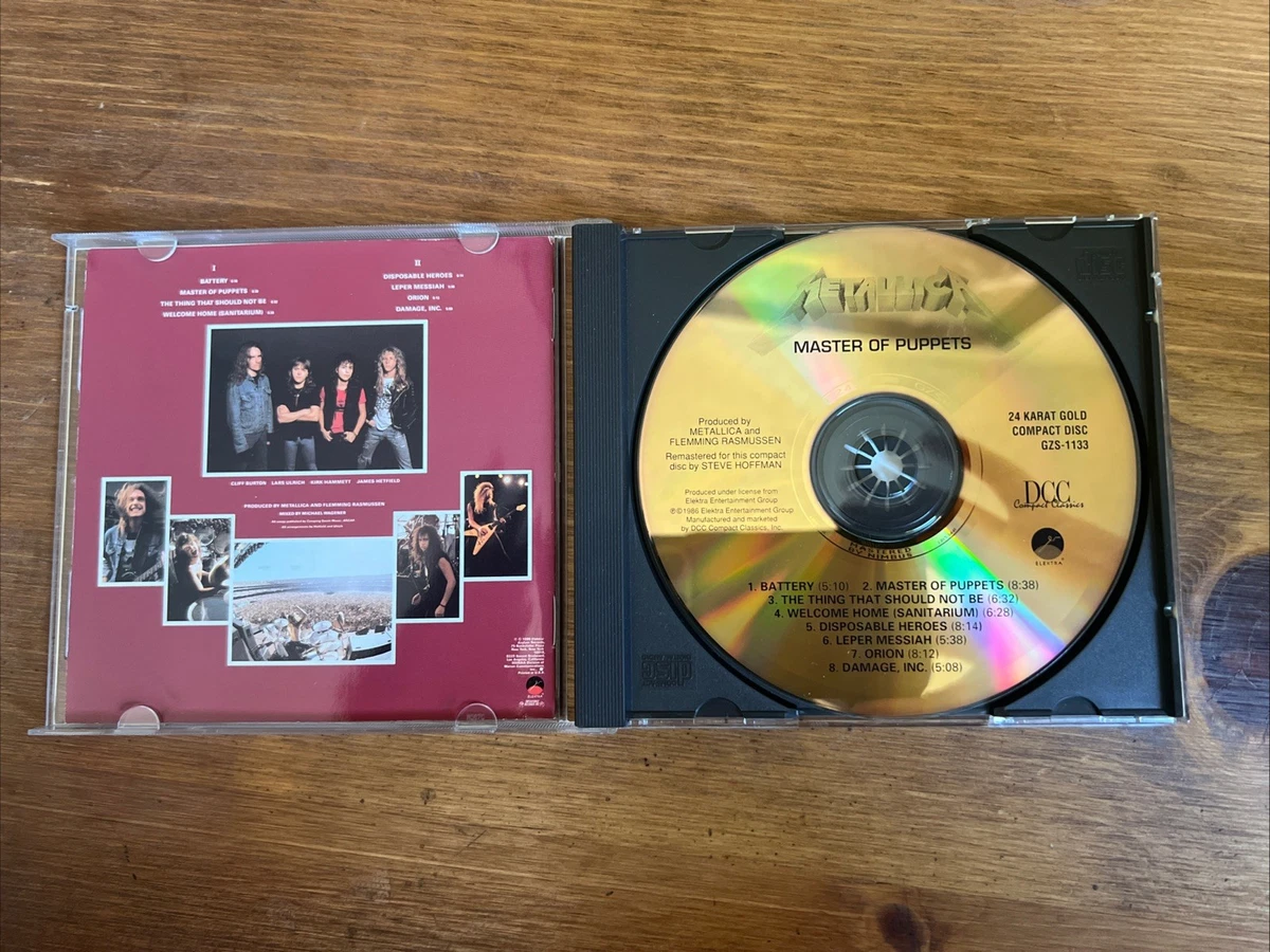 Metallica 24k Gold Disc Music CDs for sale - eBay