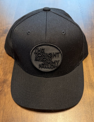 The Tonight Show-Jimmy Fallon-All Black Mitchell & Ness Snapback Hat/Cap