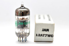 Vintage GE JAN-12AT7WC / E81CC / 6201 Verstärker-Röhre / Audio Tube, 12/74, NOS